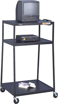 Audio Visual Trolley with Metal Sections