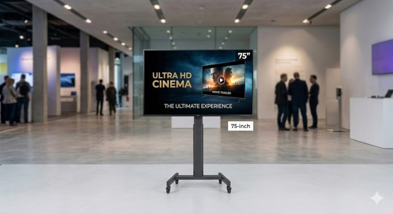 75 inch LCD Display Screen for Hire Melbourne