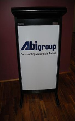 ABI Logo Lectern