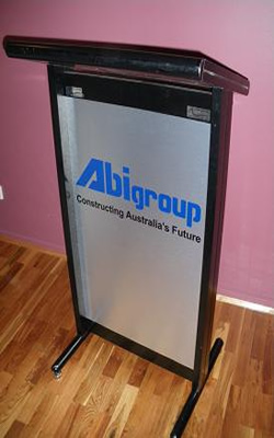 ABI Logo Lectern