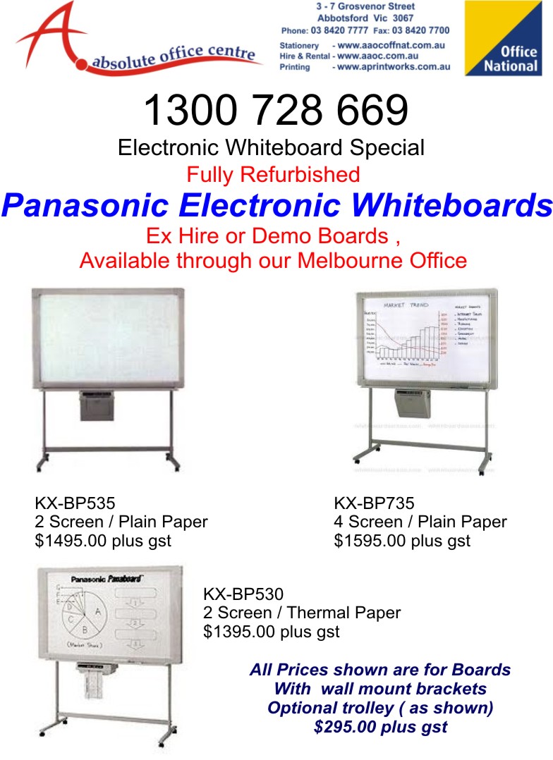 Refurbished Electronic Whiteboards On Sale
