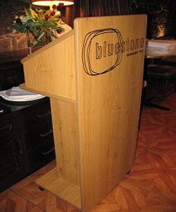 Lectern with Logo