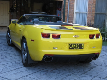 GM Camaro 2SS RS V8 Convertible rear