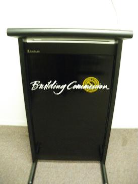 Building Commission Lectern