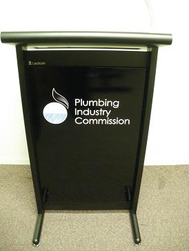 Plumbing Industry Commission Lectern