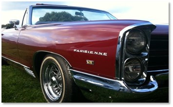 1966 年庞蒂亚克 Parisienne 敞篷车 v8 - 双（叠式）前大灯