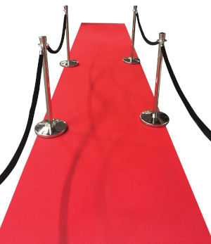 Red carpet runners for hire for functions